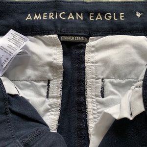 Navy Blue American Eagle (Long) Super Stretch Hi-Rise Skinny Pants